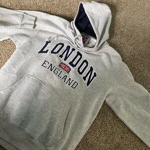 London Gray hoodie, like new.